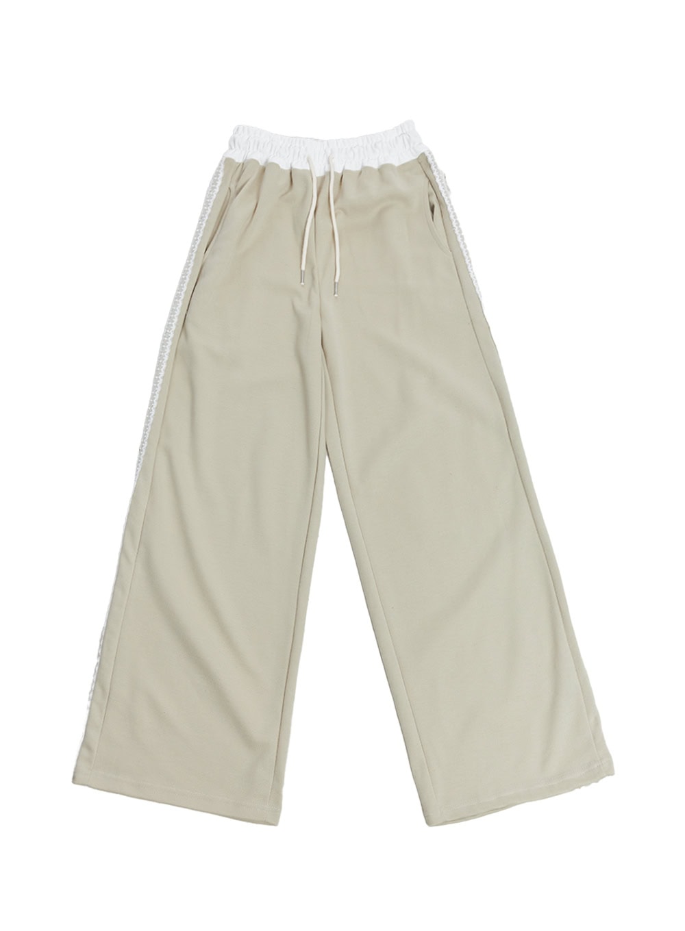 Angel Lace Wide-Leg Trackpants CA521