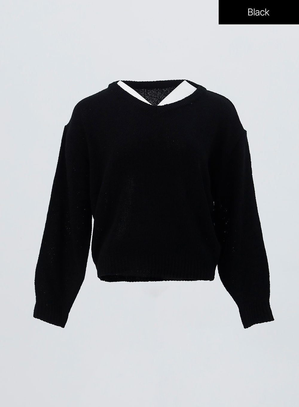V-Neck Knit Sweater OO305