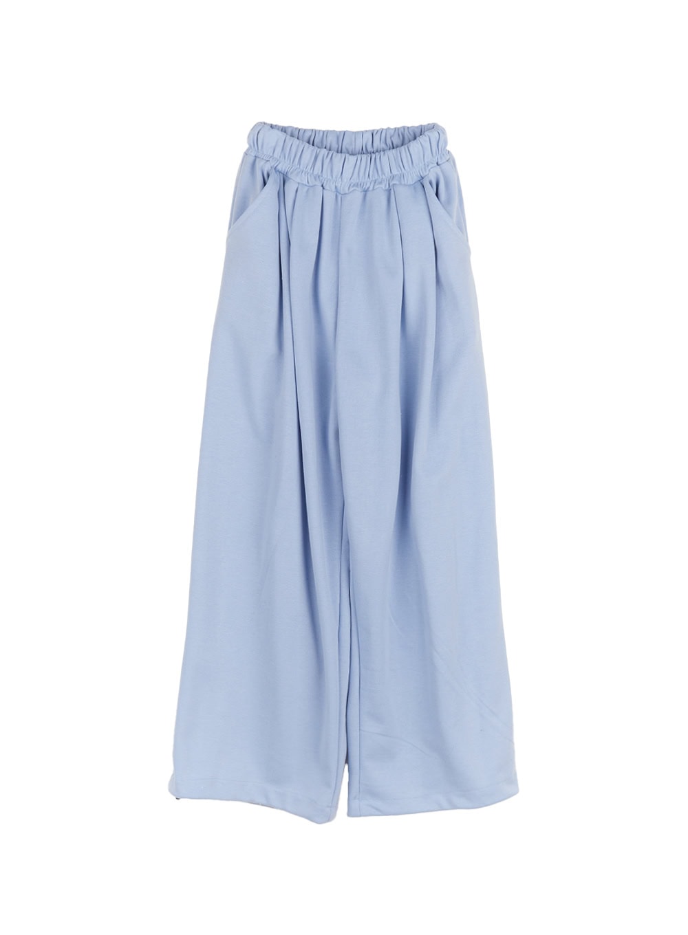 Cozy Pintuck Wide-Leg Sweatpants CM517