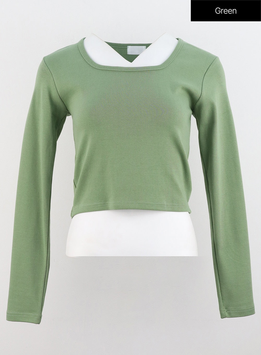 U-Neck Long Sleeve Top OS302