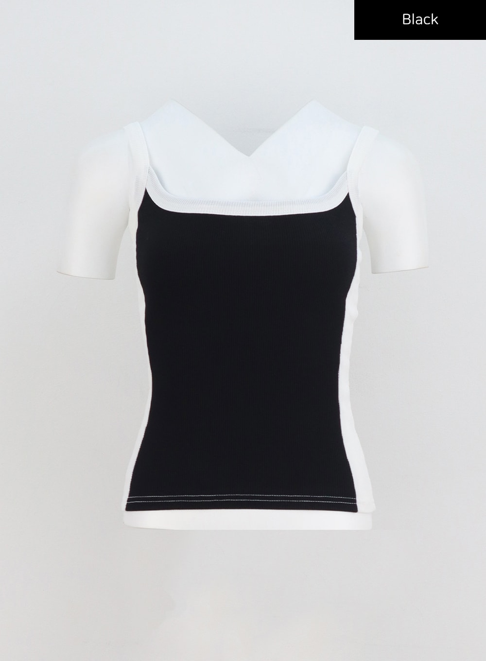 Two Color Knit Top CY325