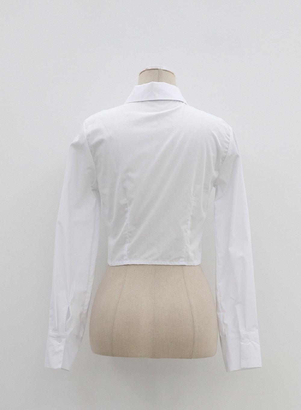 Basic Pintuck Crop Shirt BM304