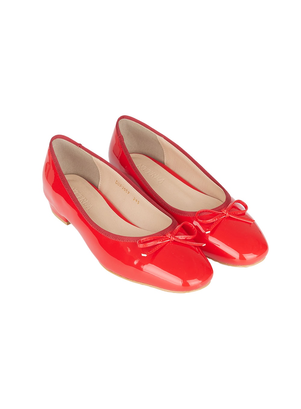 Ribbon Gloss Ballet Flats CY515