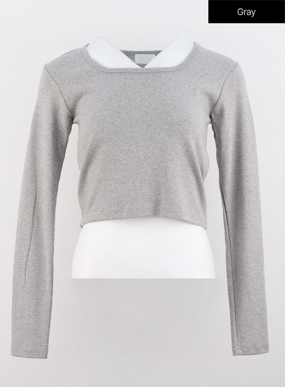 U-Neck Long Sleeve Top OS302