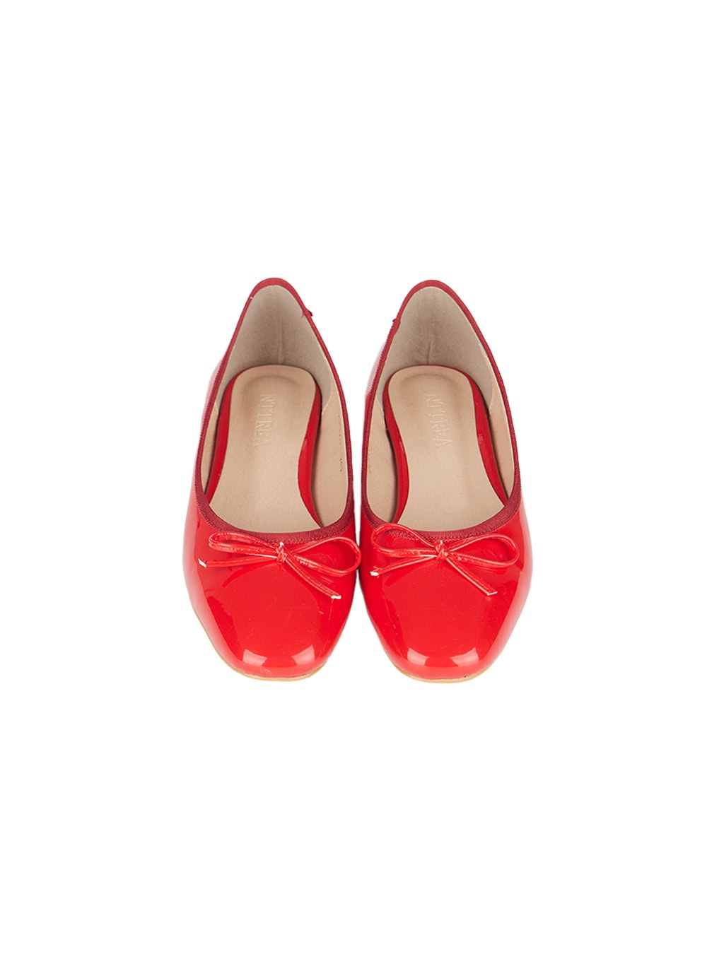 Ribbon Gloss Ballet Flats CY515