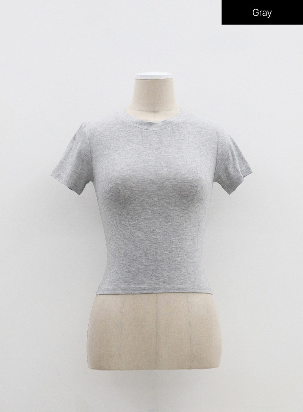 Slim Fit Crop Short Sleeve Tee BM304