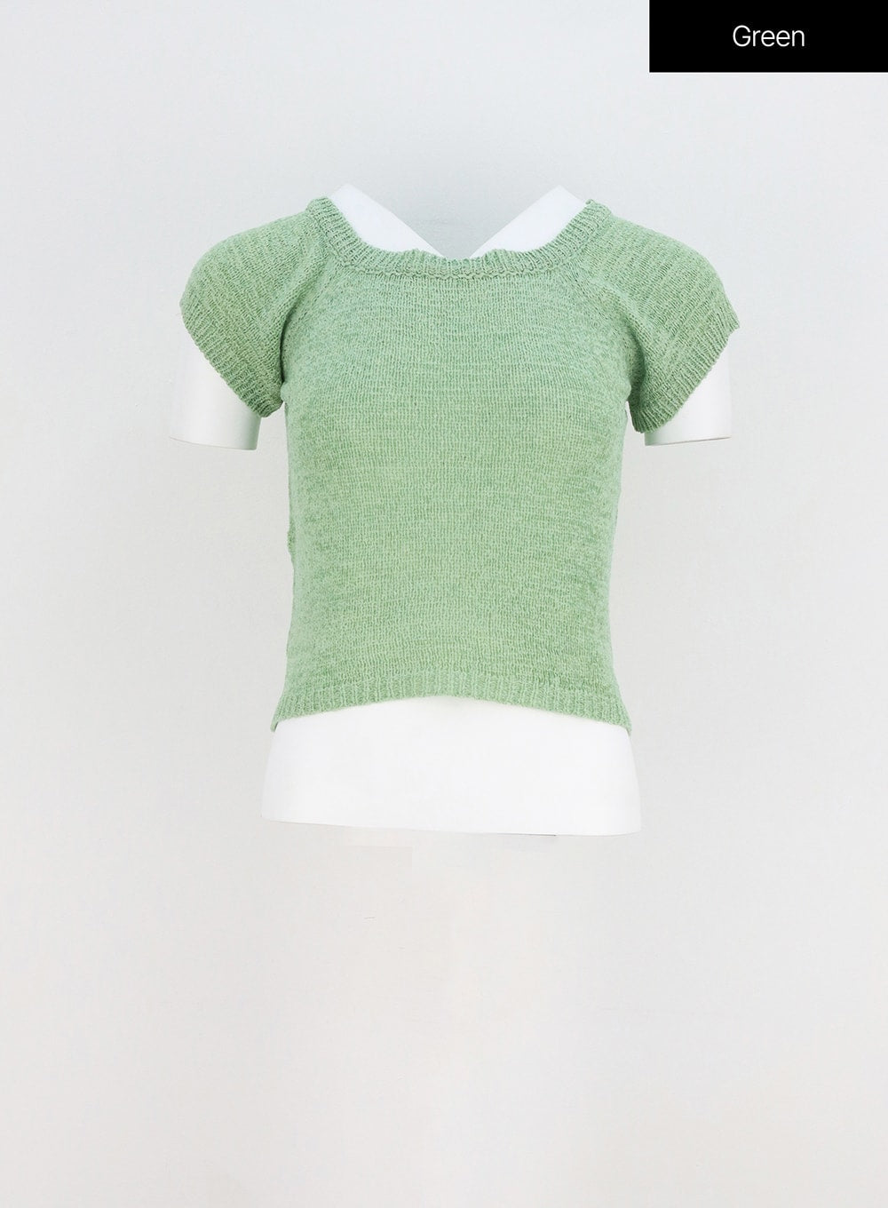 Short Sleeve Mesh Sweater OY310
