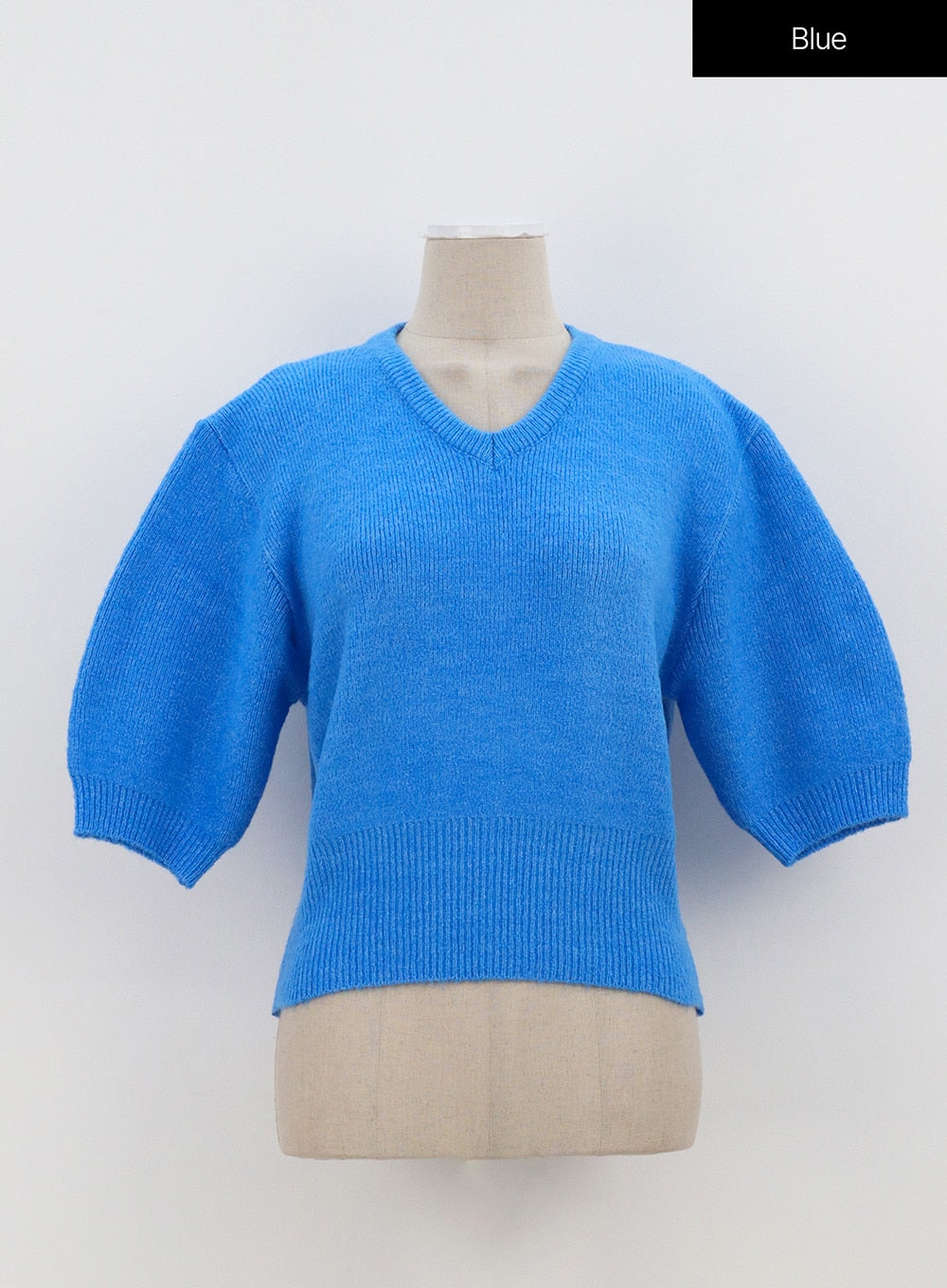 Half Sleeve V-Neck Sweater OA305