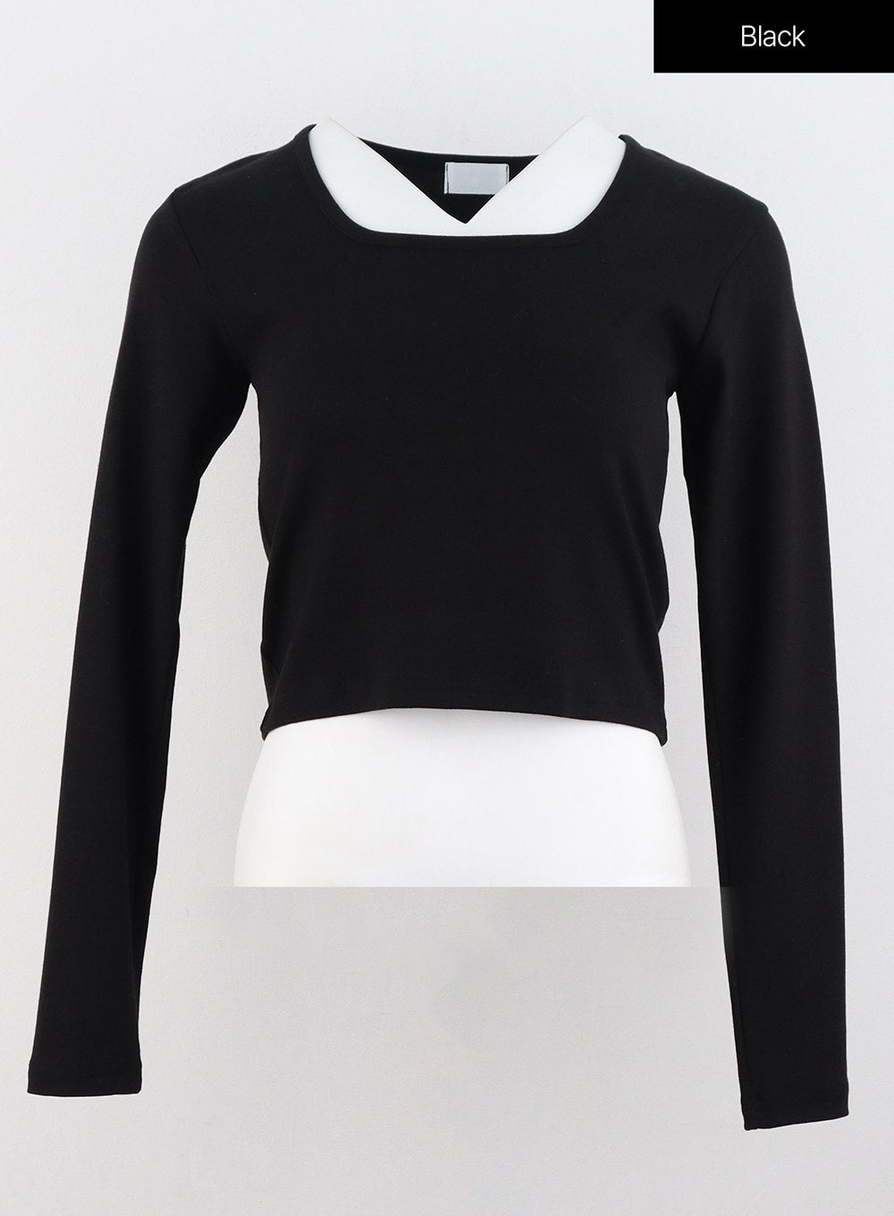 U-Neck Long Sleeve Top OS302