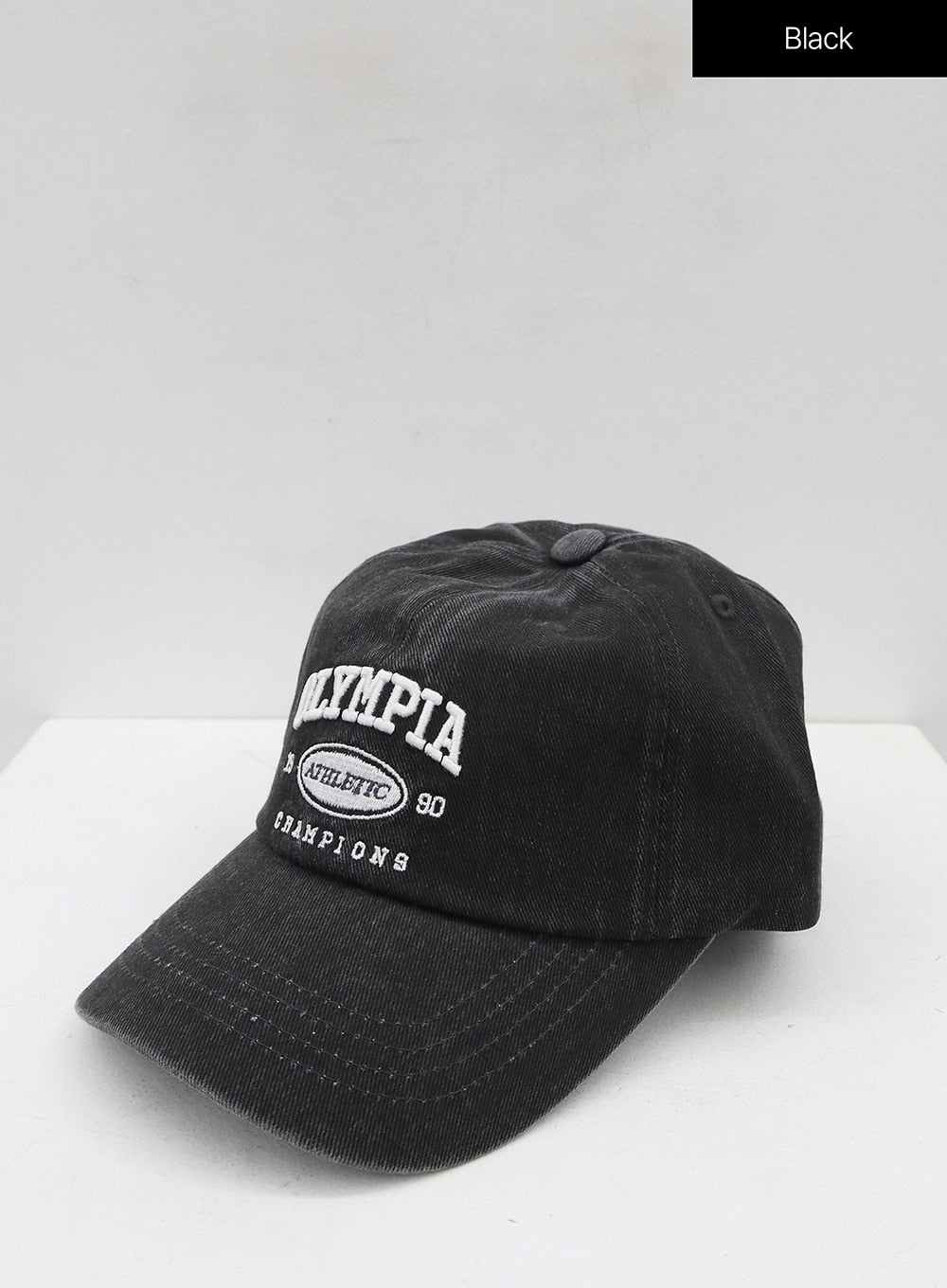Olympia Lettering Print Baseball Cap ON09