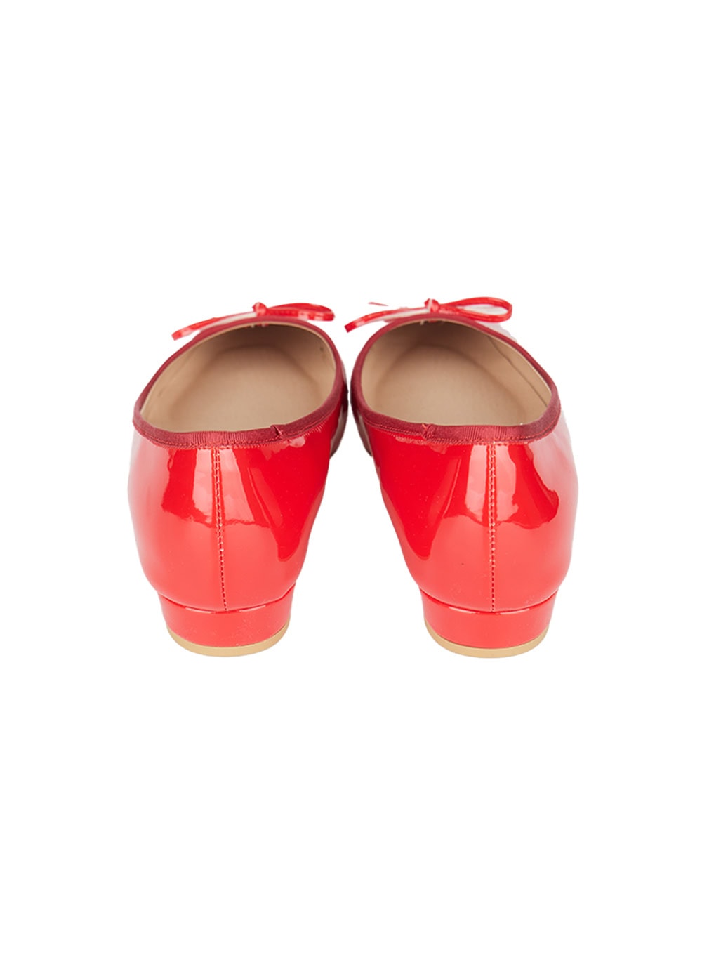Ribbon Gloss Ballet Flats CY515