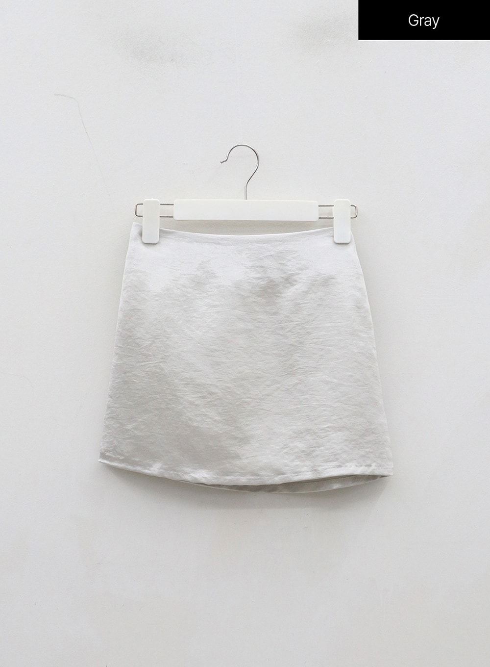 A-Line Satin Mini Skirt BJ310