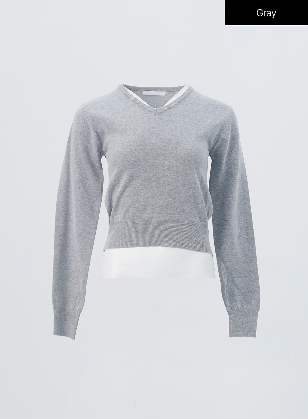 V-Neck Knit Sweater OO304