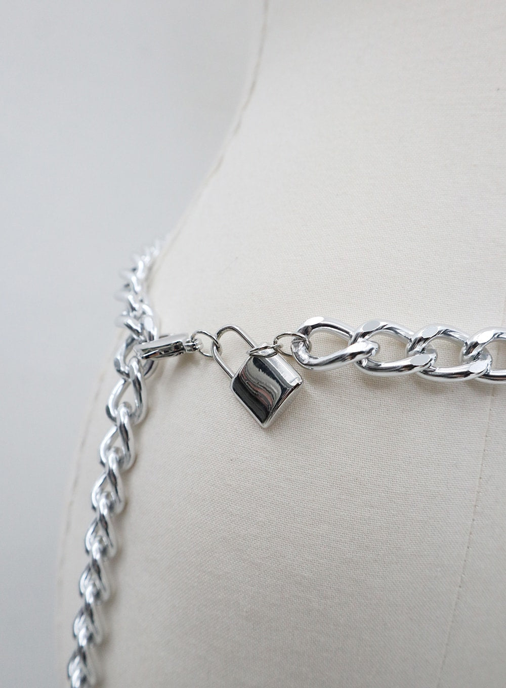 Heart And Padlock Chain Belt BD23