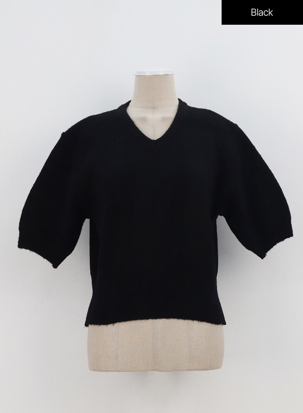 Half Sleeve V-Neck Sweater OA305
