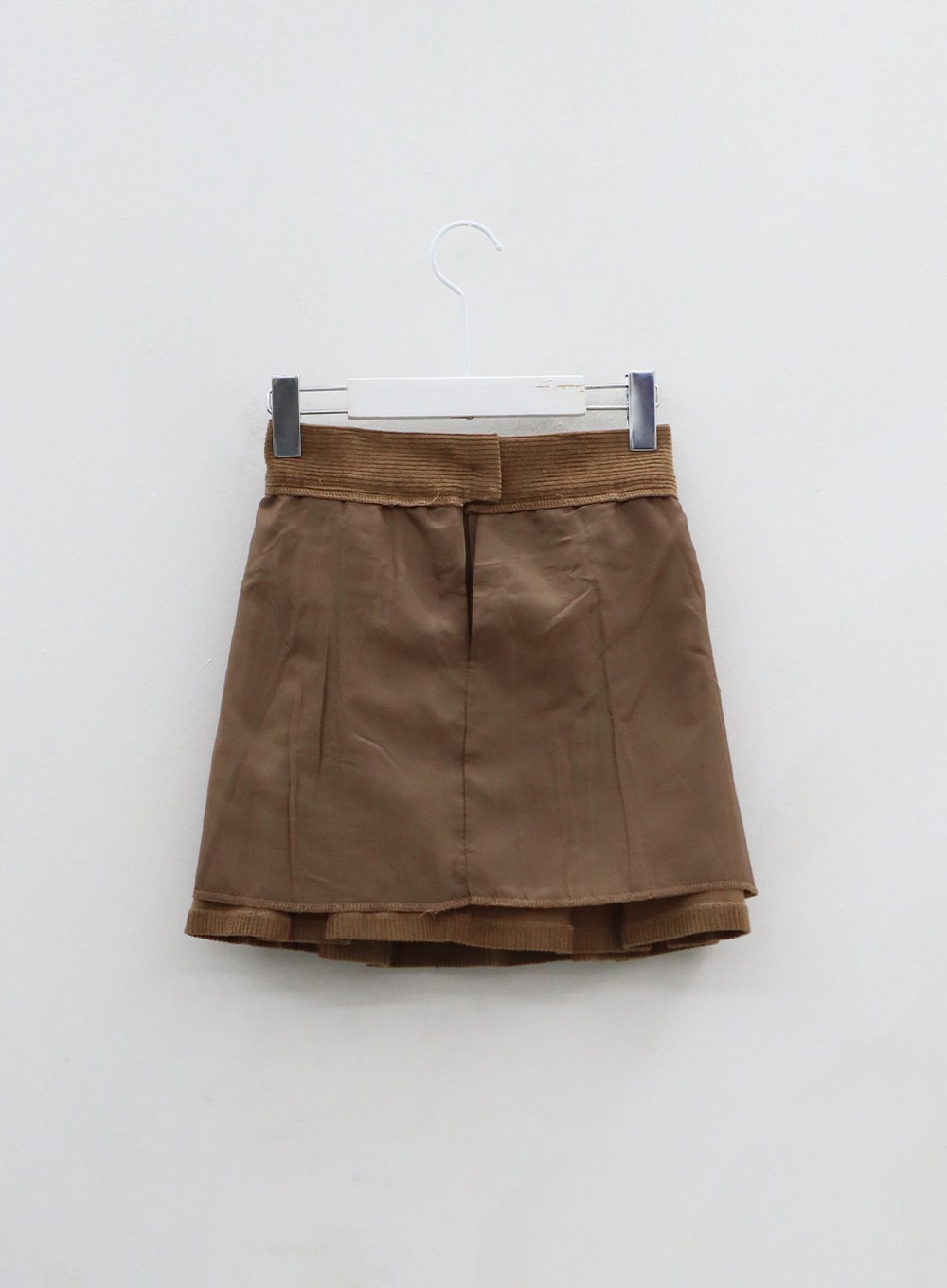 High Waist Pleated Mini Skirt BO12