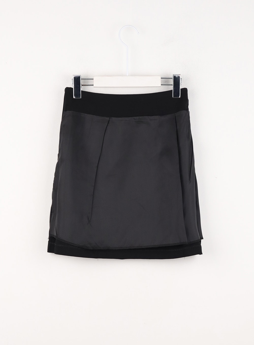 Solid Mini Skirt IN301