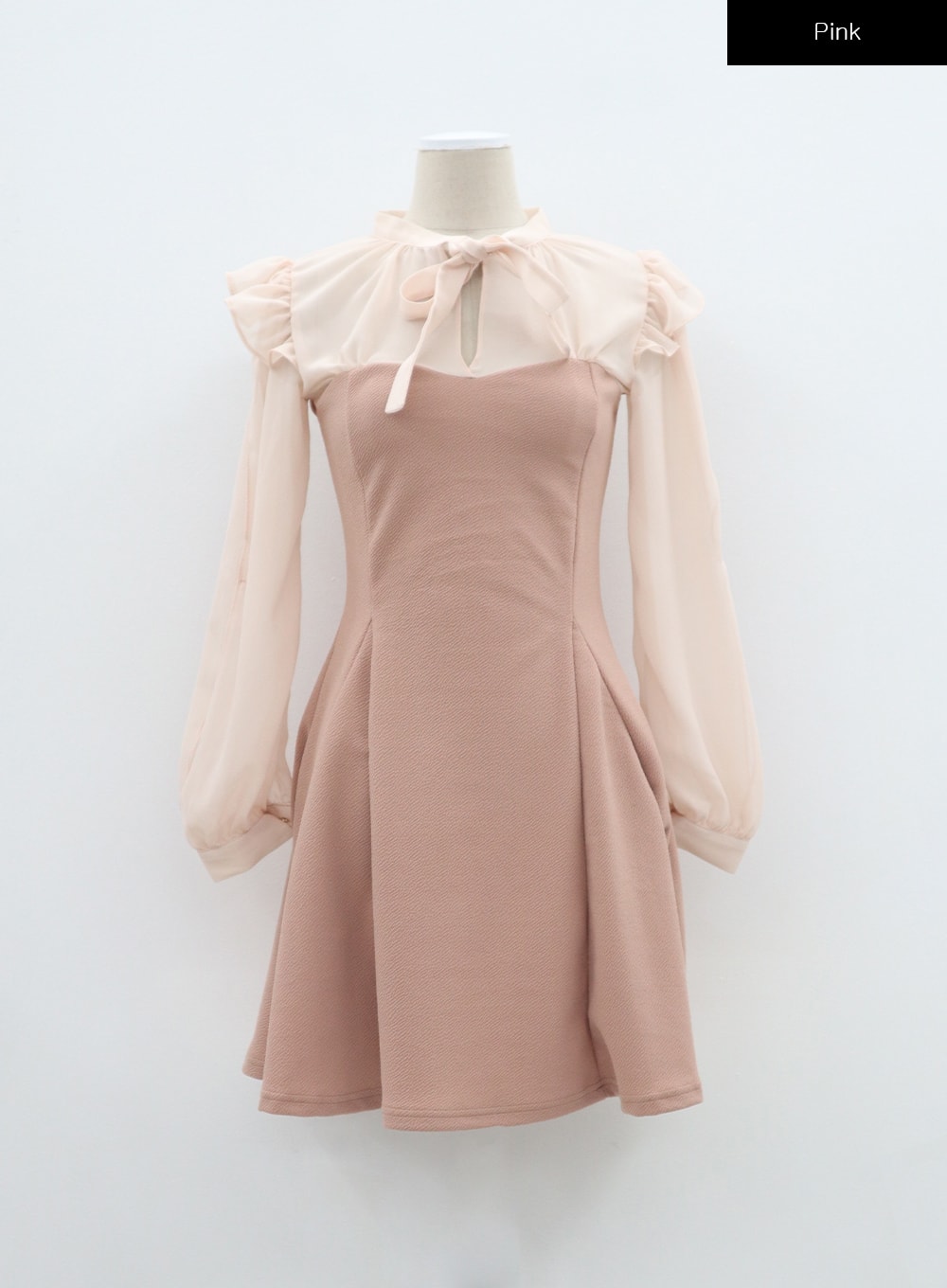 Cut Out Sleeve Mini Dress BM329