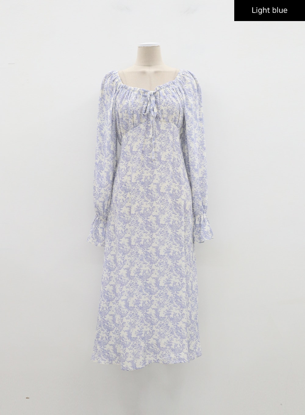 Flower Print Maxi Dress BM331