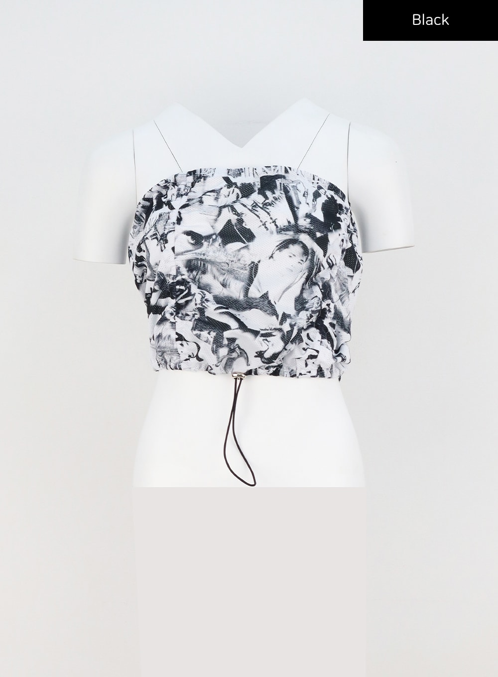 Graphic Wide Tube Top BY326