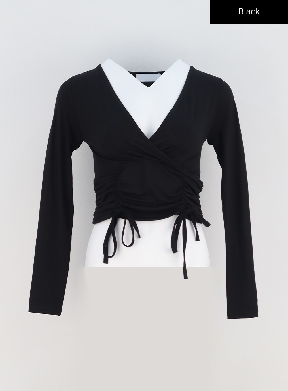 V-Neck Cropped Top BY309