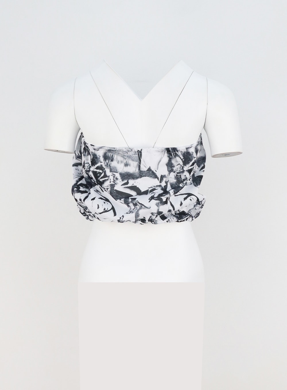 Graphic Wide Tube Top BY326