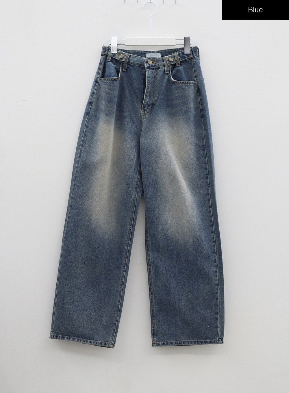 Mid-Wash Baggy Jeans BM321