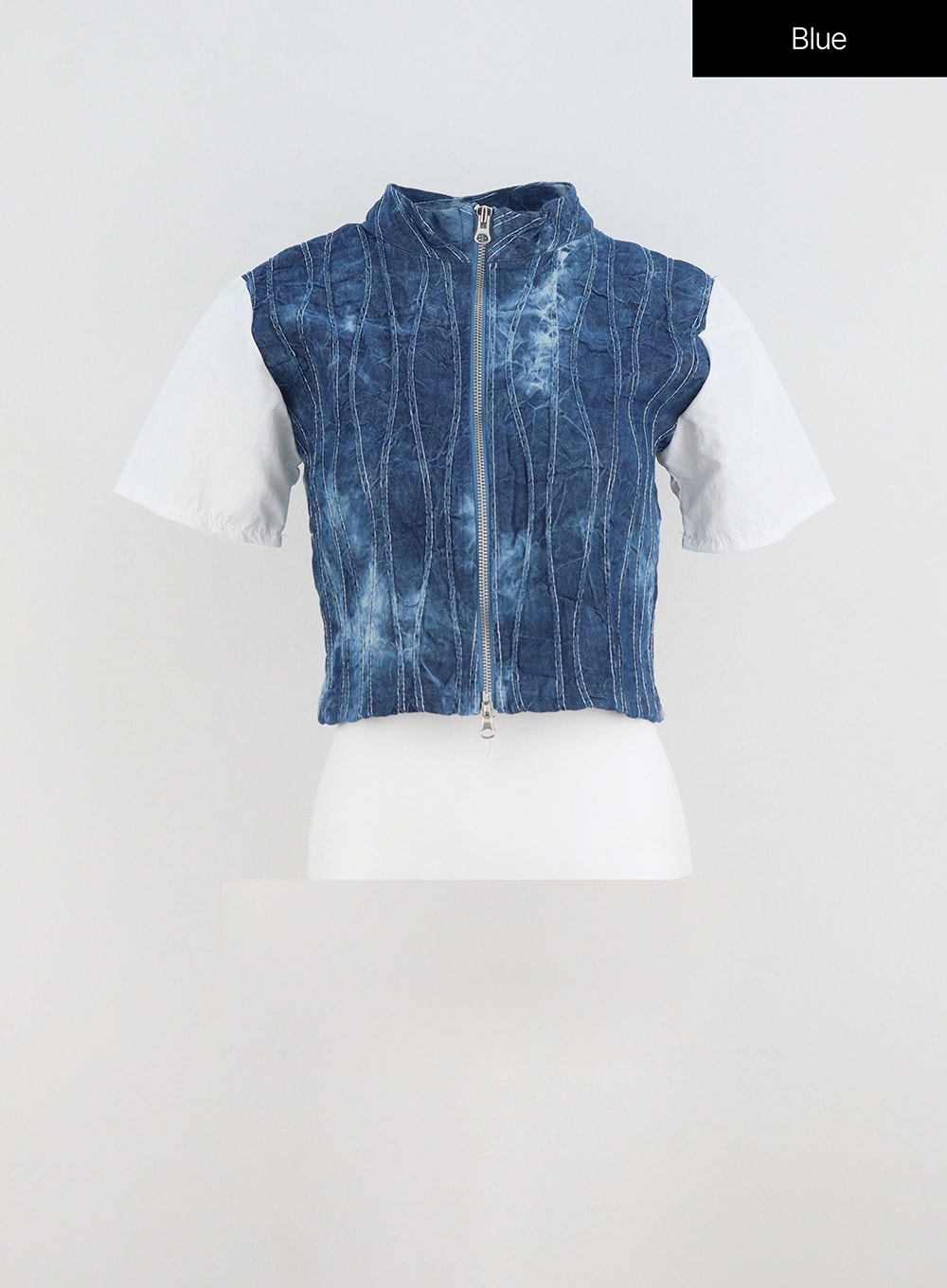 Two-Way Zip-Up Tee IU313