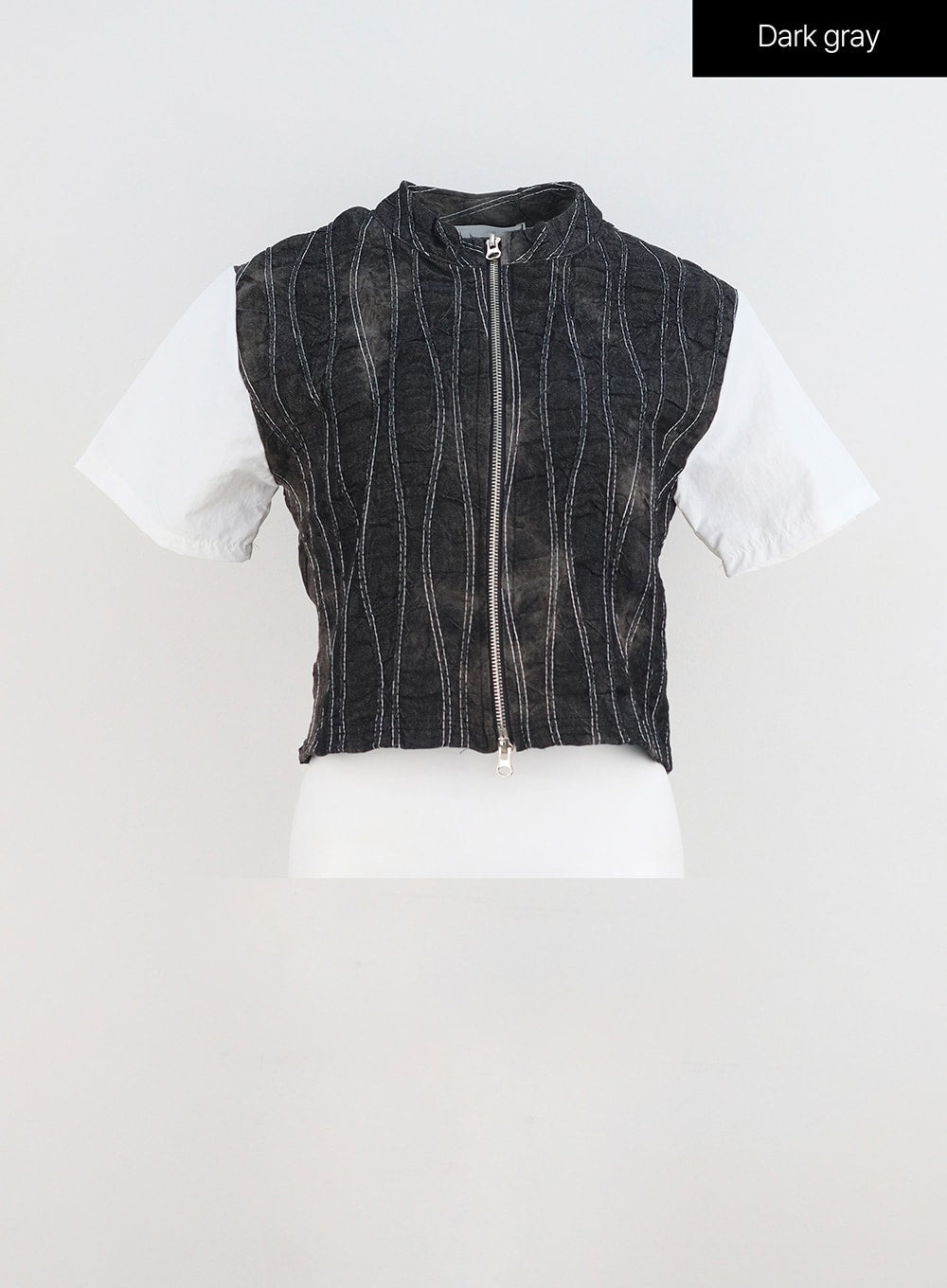 Two-Way Zip-Up Tee IU313