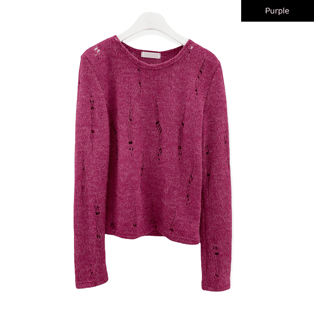 Destroyed Knit Pullover N2