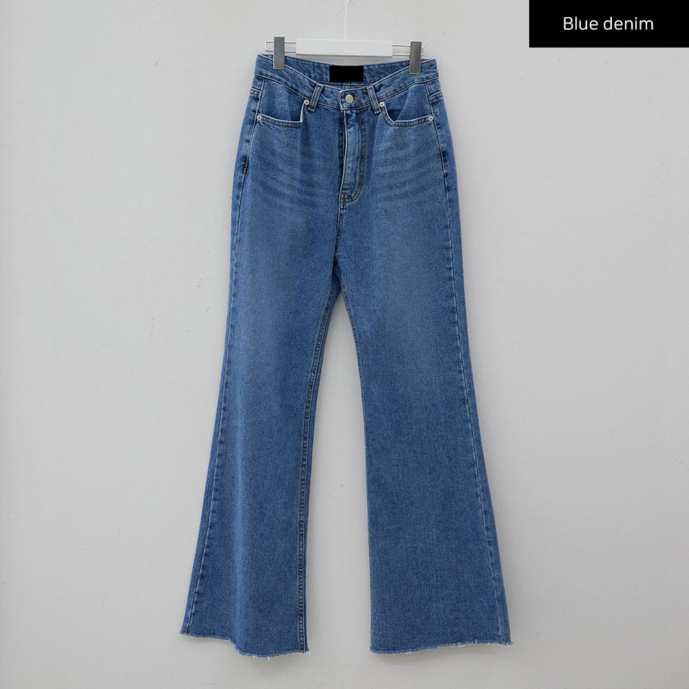 Extra Long Boot-cut Denim Pants CJ03