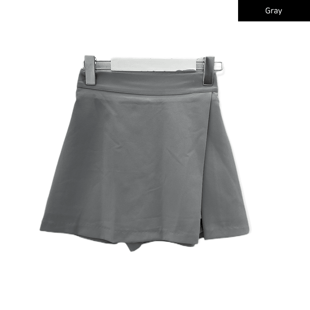 Skort with Front Slit C2701