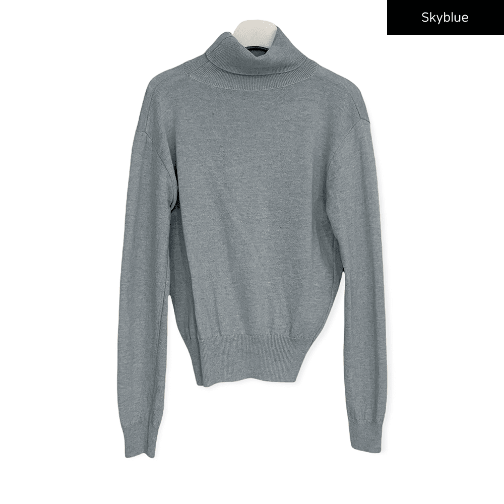 Turtleneck Knit Pullover