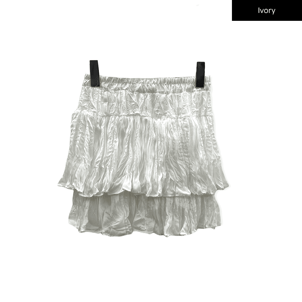Ruffle Tier Mini Skirt J17
