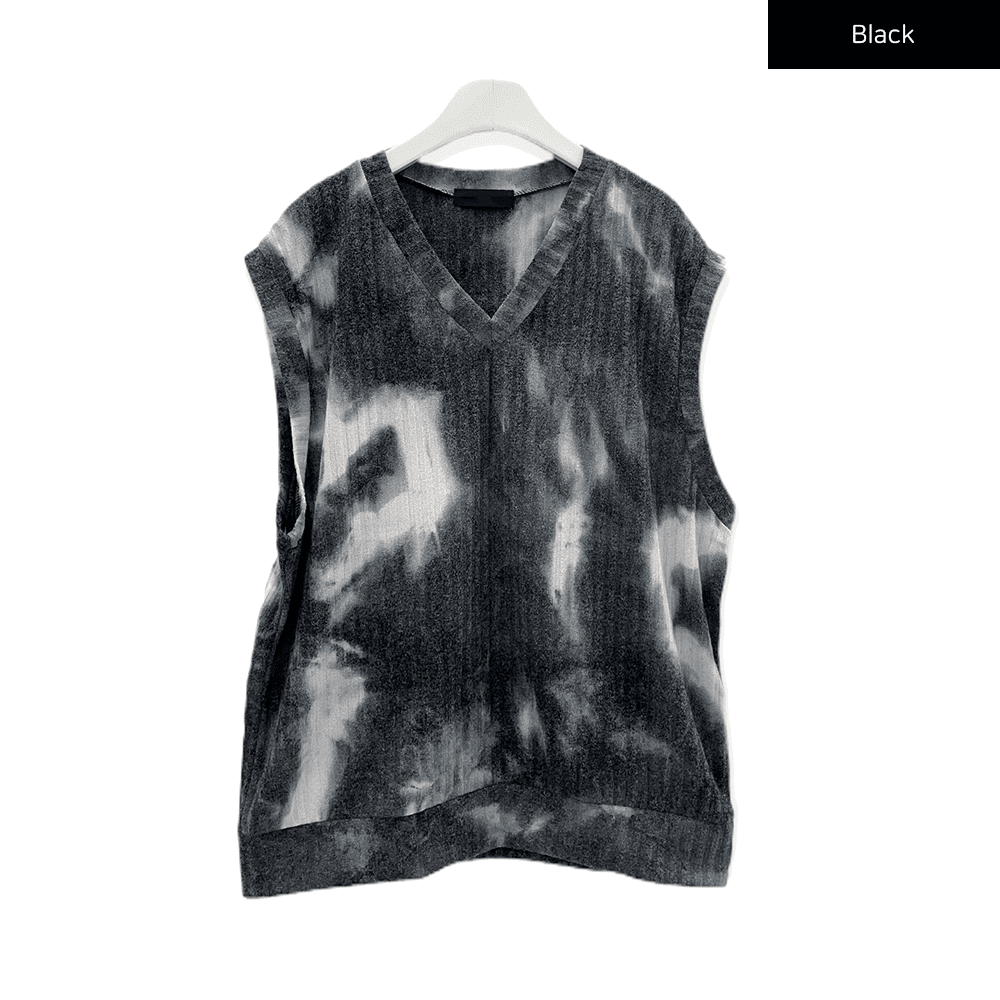 Tie Dye Relaxed Fit Vest C2001