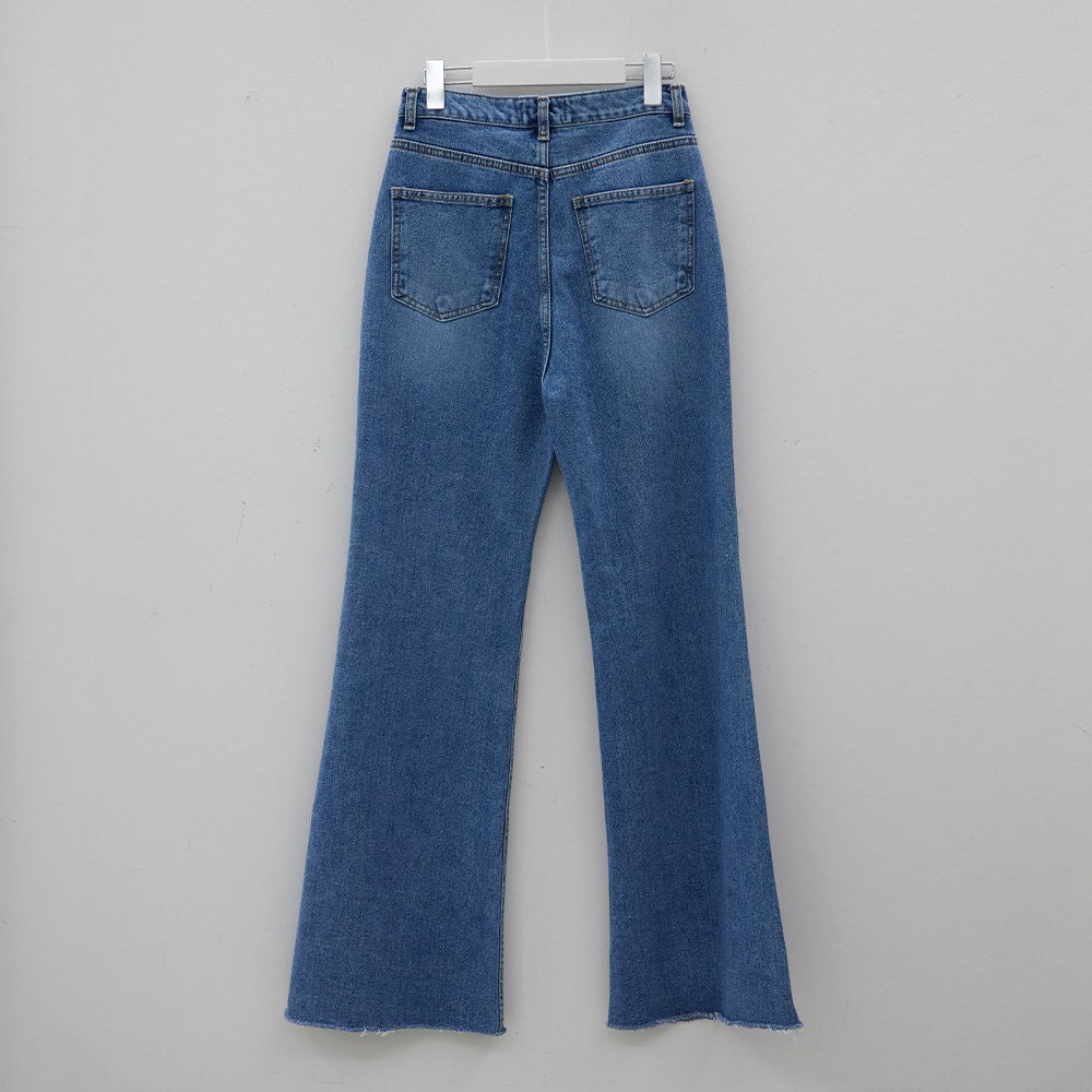 Extra Long Boot-cut Denim Pants CJ03