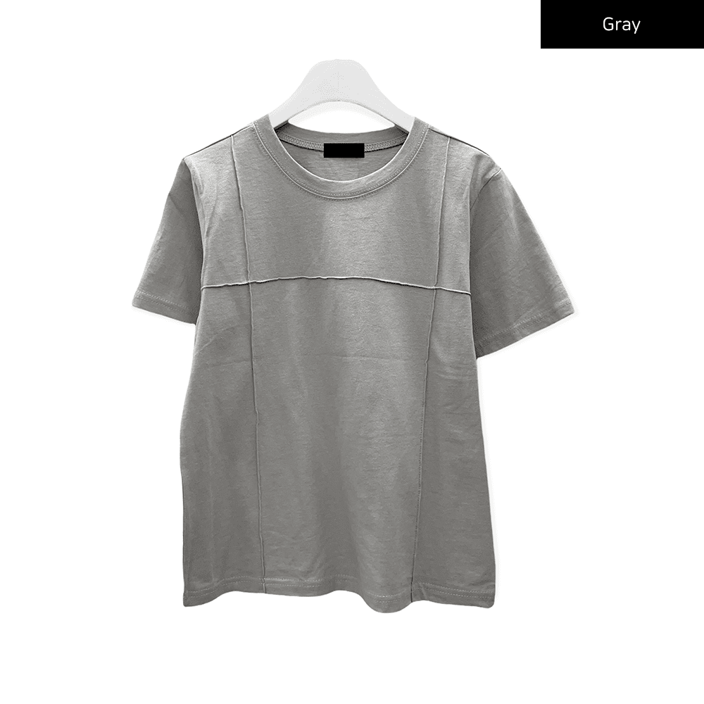 Short Sleeve T Shirt with Trim Detail CM3