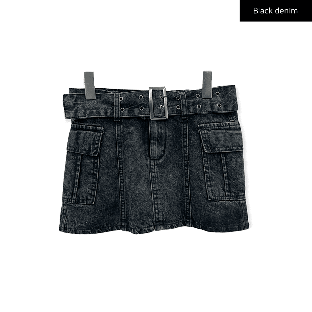 Denim Mini Skirt J21