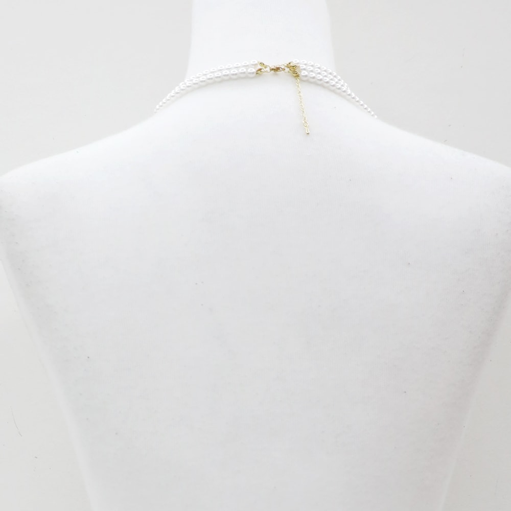 Layred Pearl Drop Necklace CY23