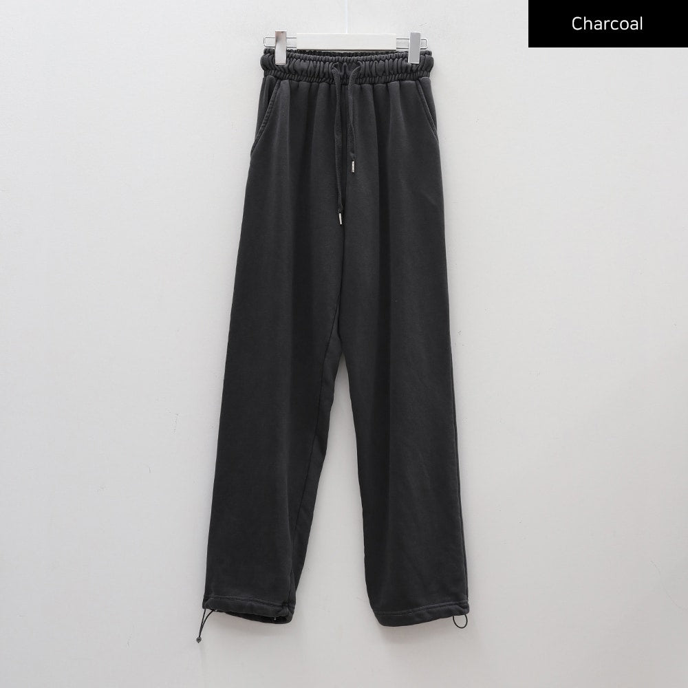 Drawstring Waist Banded Sweat Pants CAO13