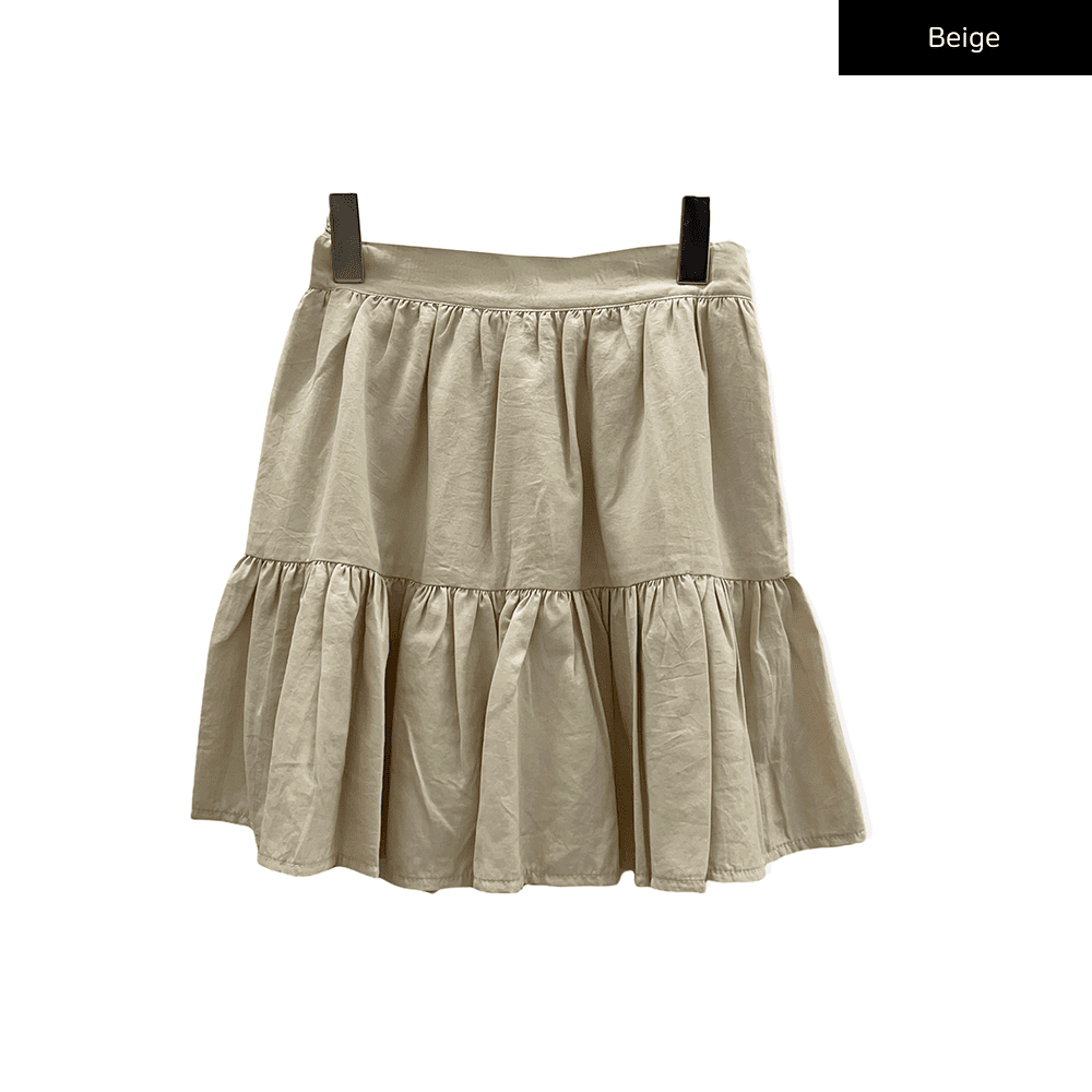 Tiered Mini Skirt J19