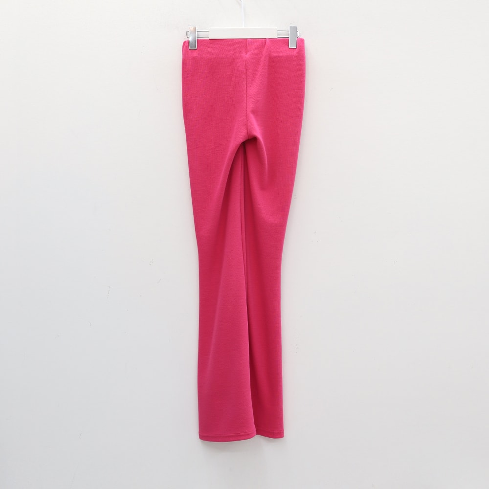 Boot-cut Shirring Banded Pants CM29