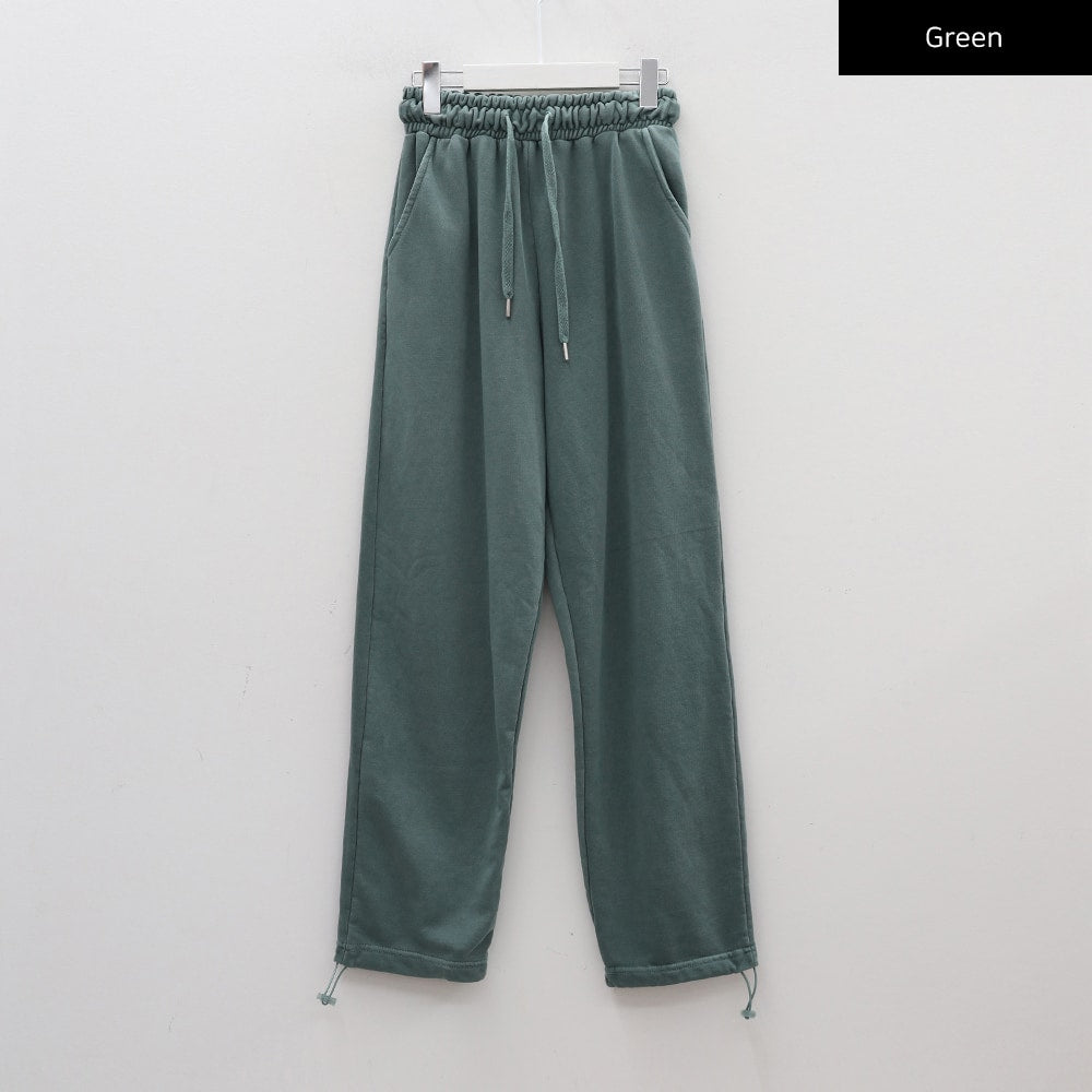 Drawstring Waist Banded Sweat Pants CAO13