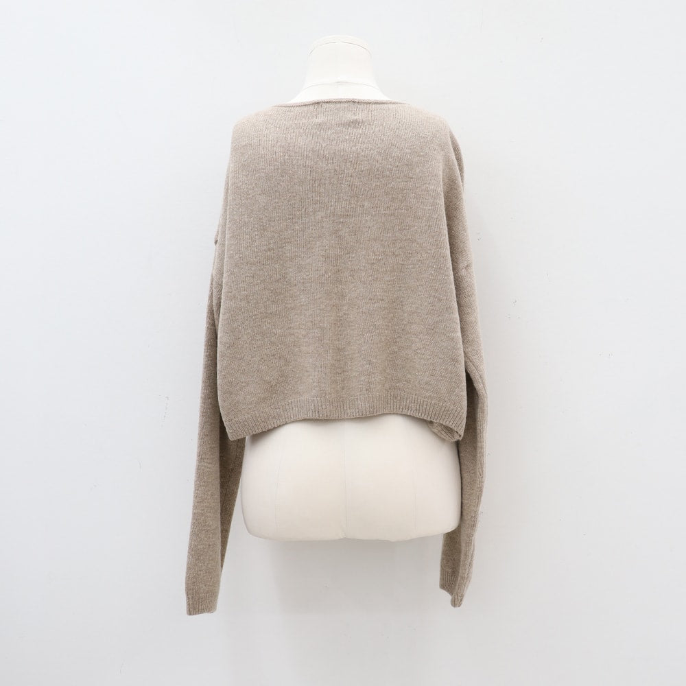Single Button Cropped Cardigan CA07