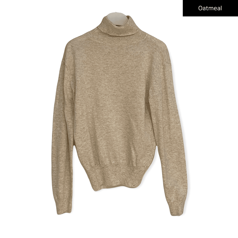 Turtleneck Knit Pullover
