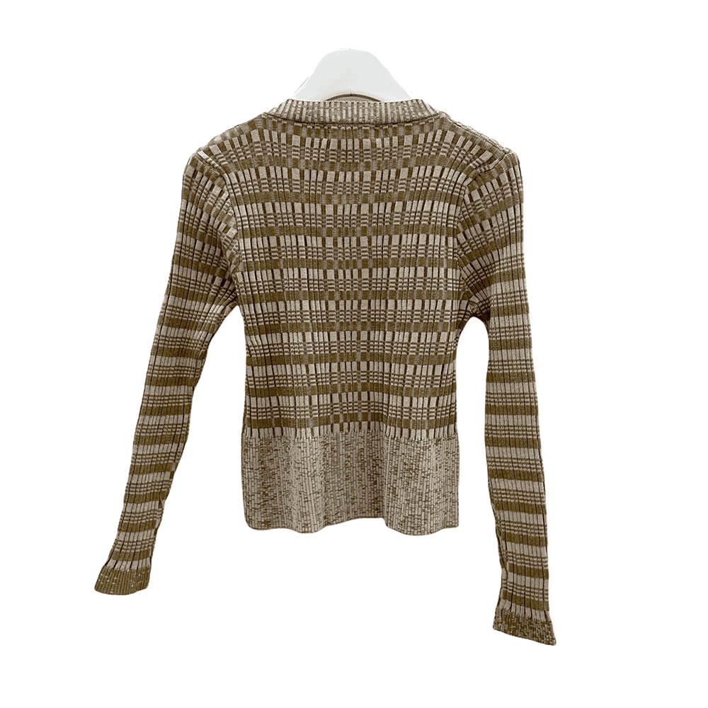 Mixed Check Cropped Cardigan J17