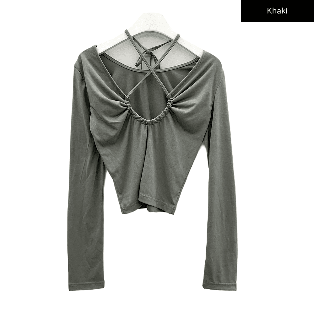 Halter neck Cropped Top C2001