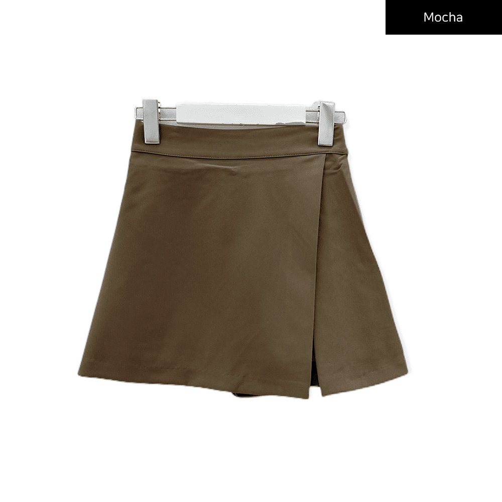 Skort with Front Slit C2701