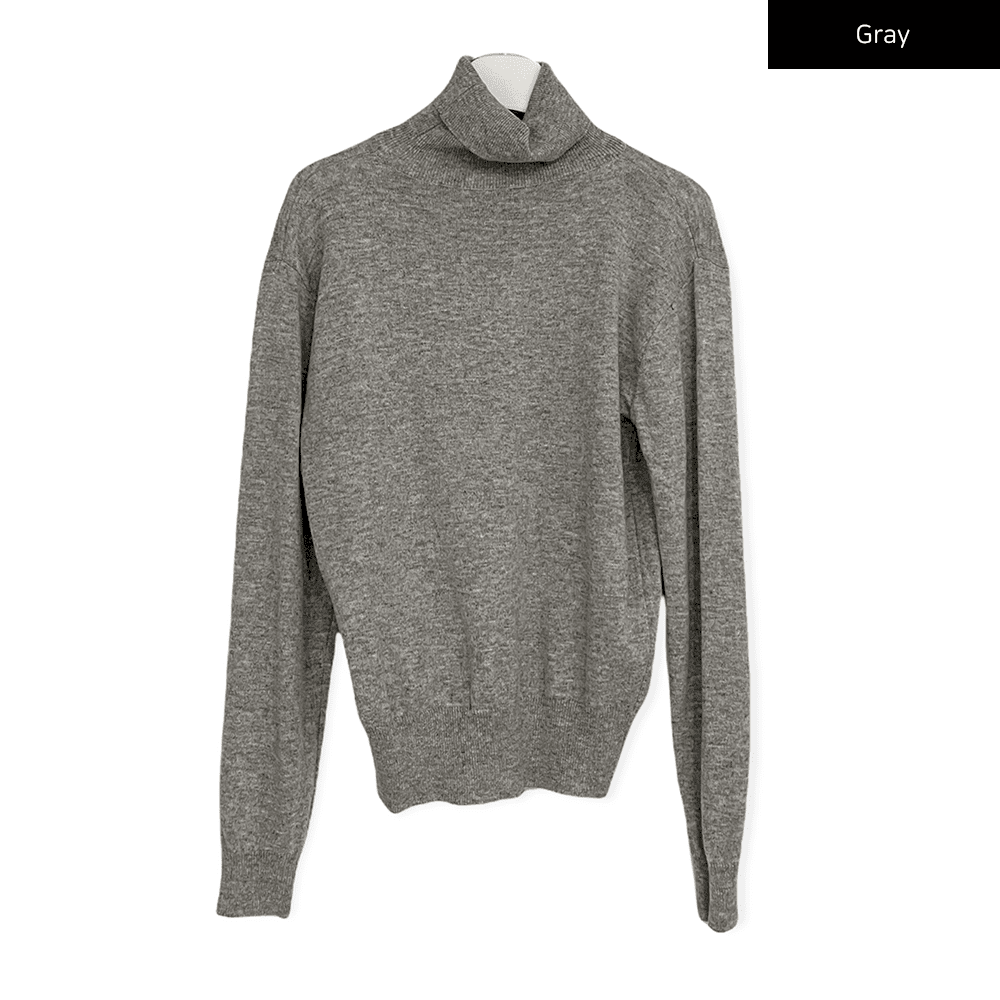 Turtleneck Knit Pullover