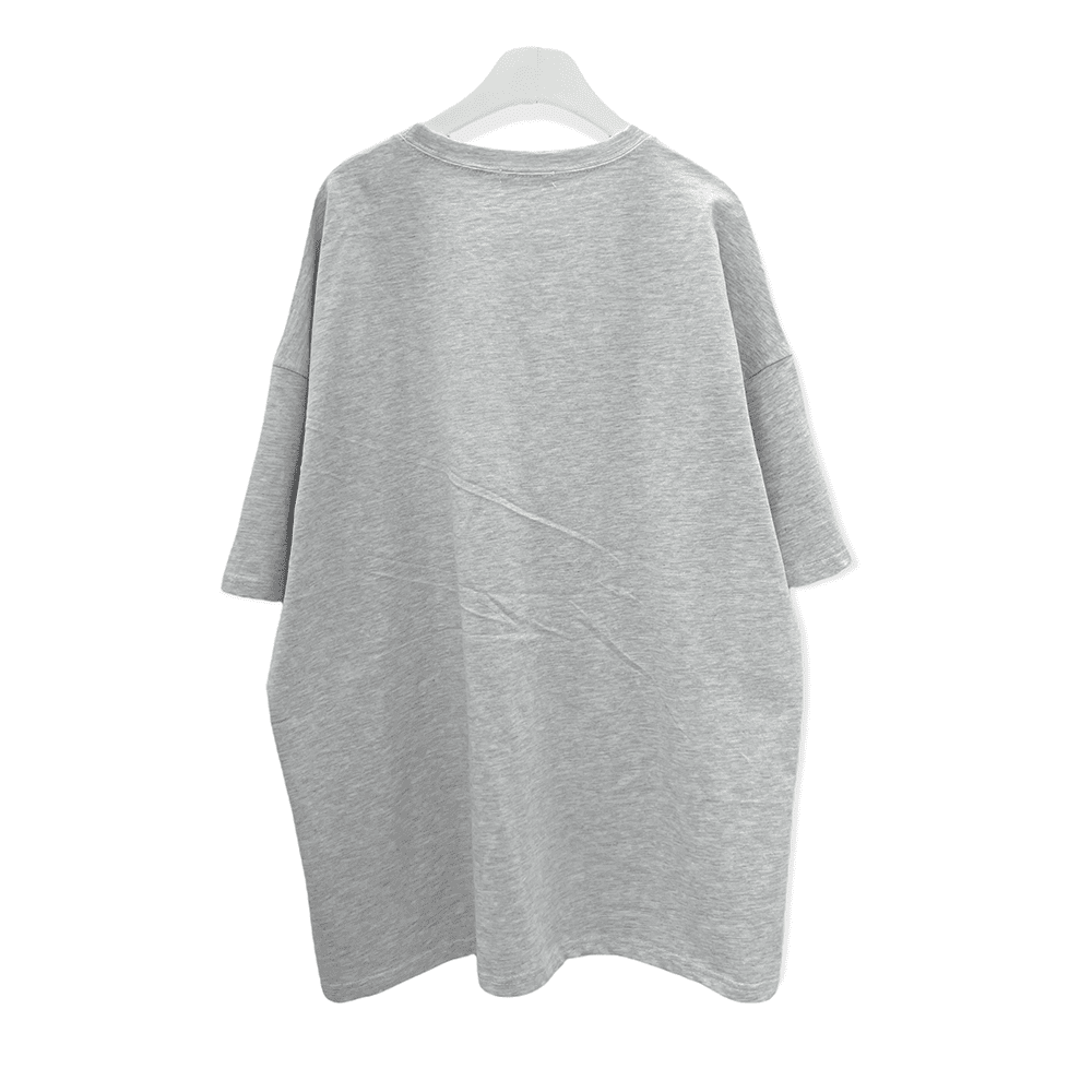 Relaxed Fit Short Sleeve T Shirt with Graphic Print C7102